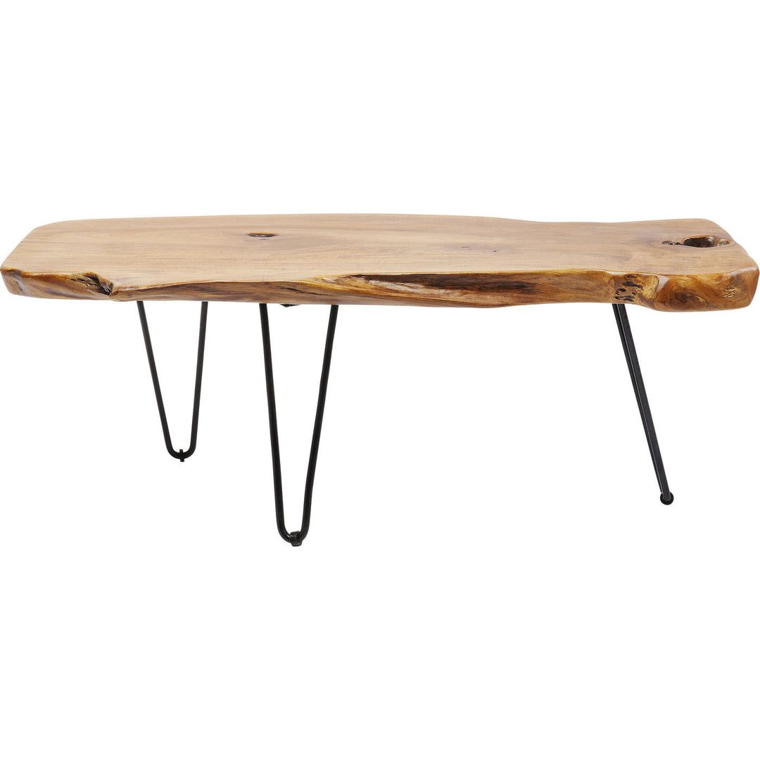 KARE DESIGN Aspen sofabord natur teaktræ/stål 106x41