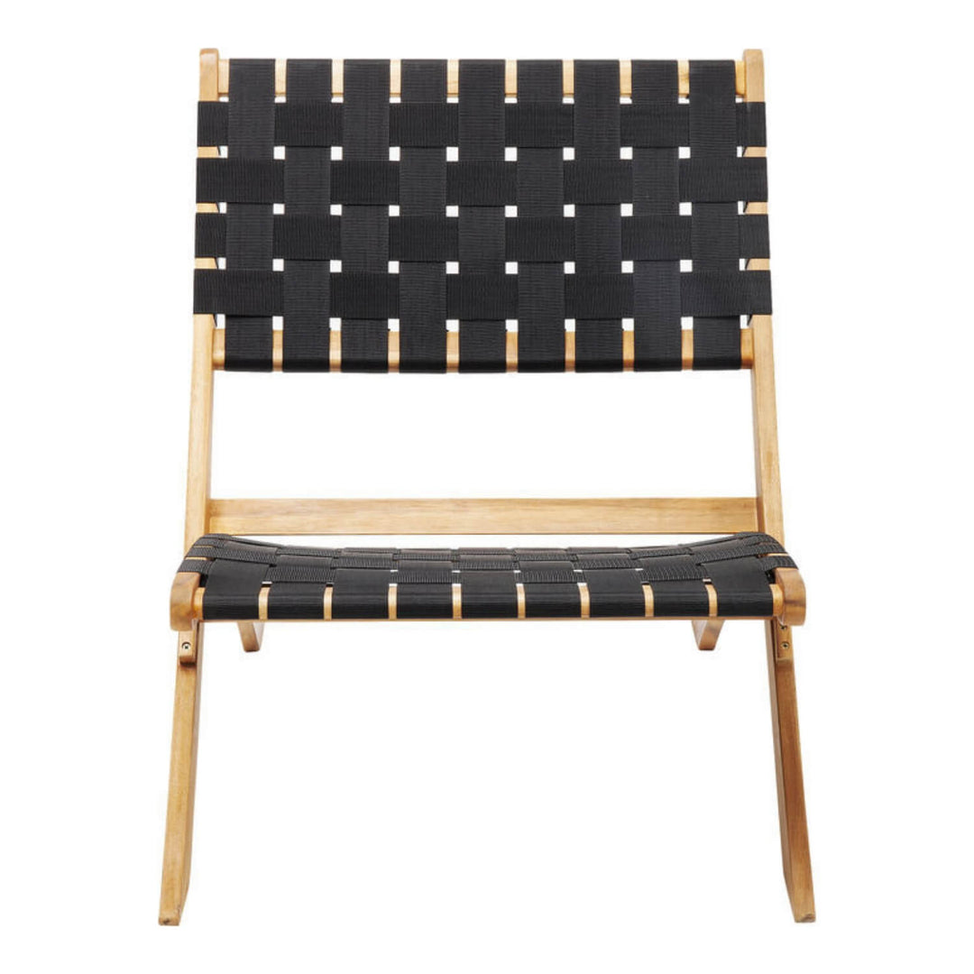 KARE DESIGN Ipanema foldestol natur/sort akacietræ/nylon