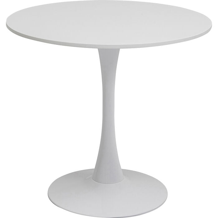 KARE DESIGN Schickeria spisebord rund hvid MDF og hvid stål Ø80