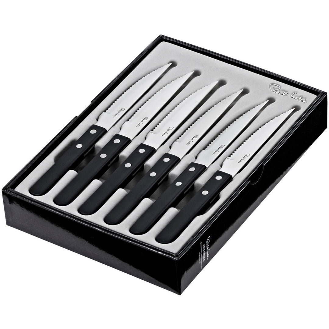 Robert welch Robert welch Trattoria grillknive 6 stk. ❤ frontbillede (Grillbestik)
