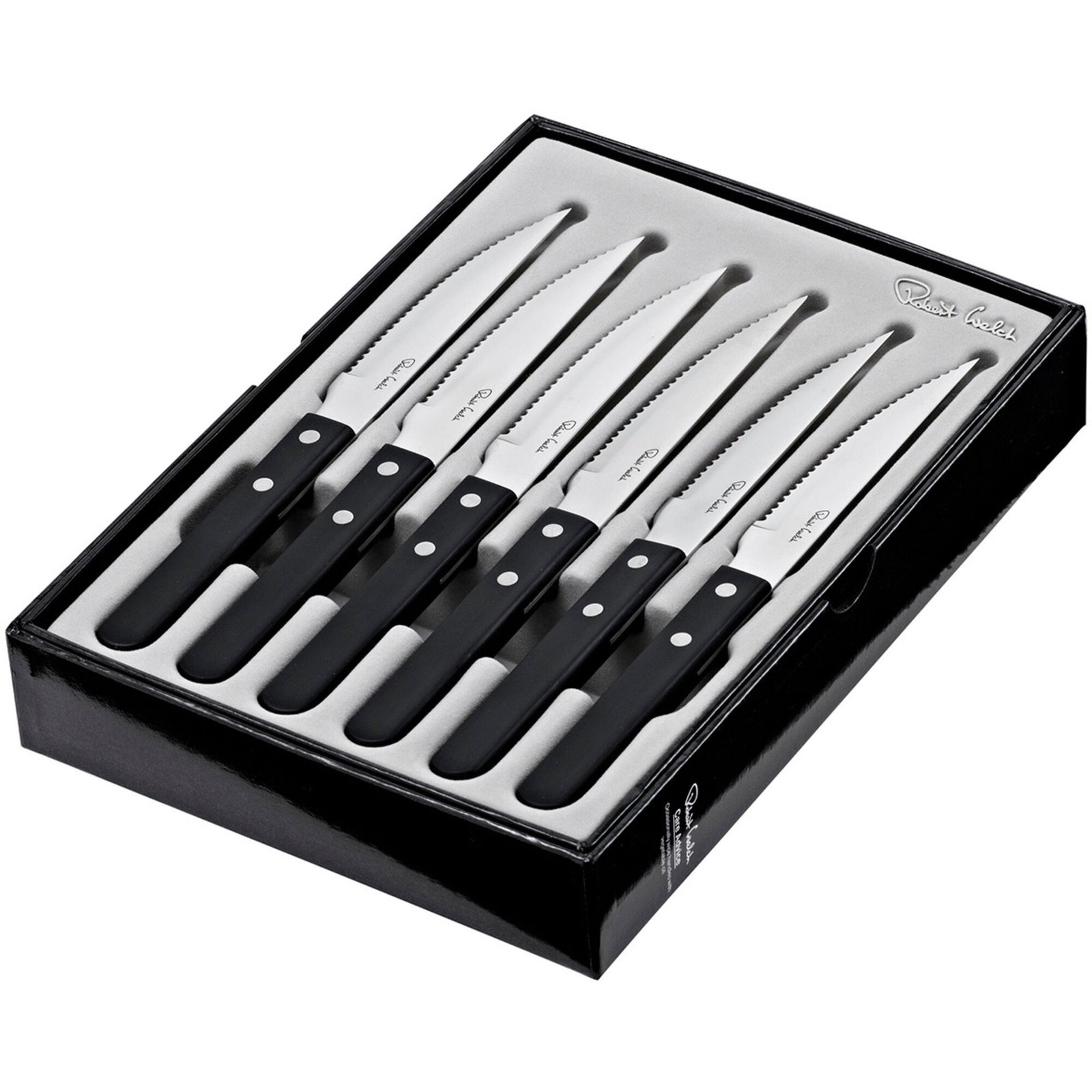 Robert welch Robert welch Trattoria grillknive 6 stk. ❤ frontbillede (Grillbestik)