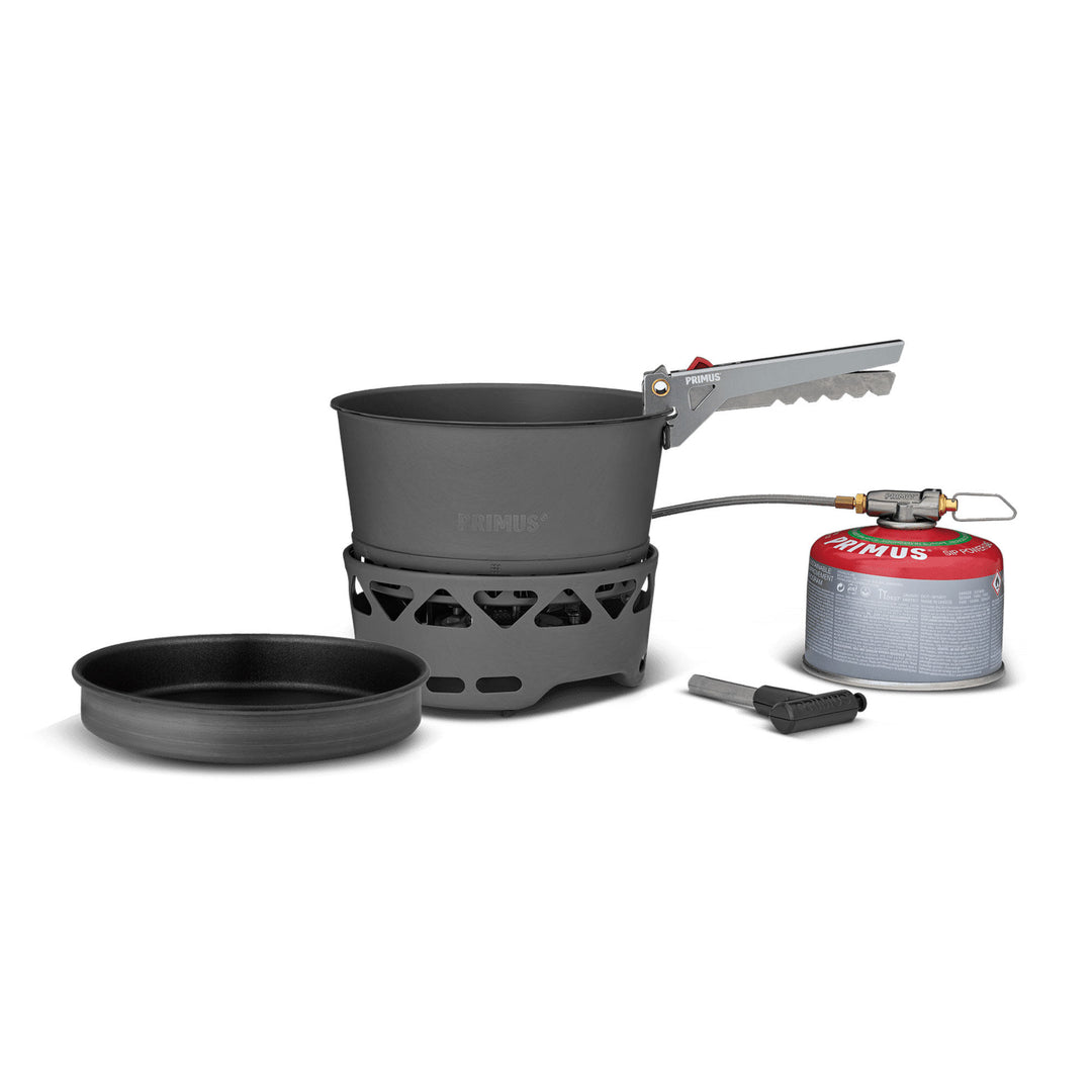 Primus Primus PrimeTech Stove Set stormkøkken med gryde 1,3 liter og stegepande – produktfoto (Stormkøkken)