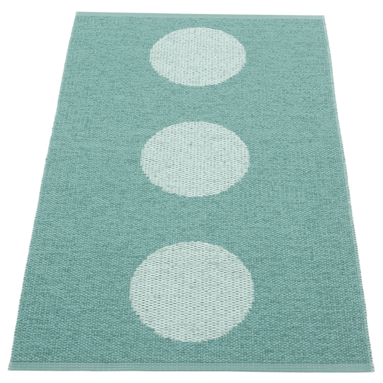 Pappelina Pappelina Vera Pop Tæppe 70x120 cm, jade/turkis ❤ produktbillede i kategorien Tæpper