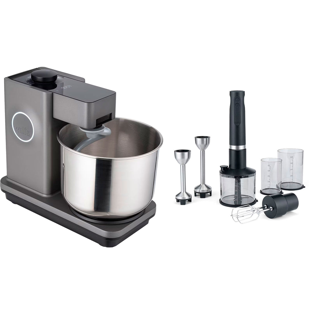 Wilfa Wilfa KM2GY-T70 Probaker Timer køkkenmaskine + IM4B-1000FP Prostick stavblender – produktbillede (Røremaskiner)