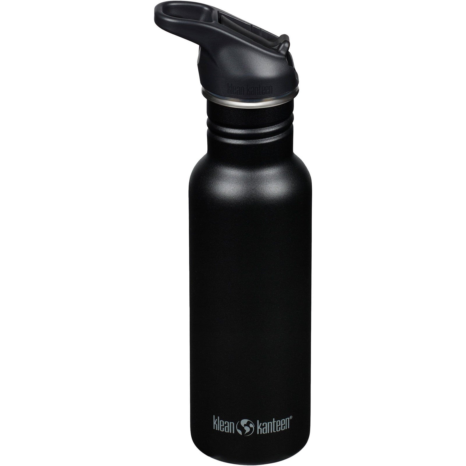 Klean kanteen Klean kanteen Classic Narrow Flip Sport Vandflaske 532 ml, sort – frontbillede (Termokande)