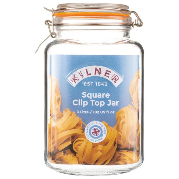 Produktbillede af Konserveringskrukke Clip Kilner 3 Liter på tilbud i premium kvalitet