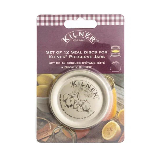 Tætningslåg 12-pak KilnerÂ® Ø 7,5cm