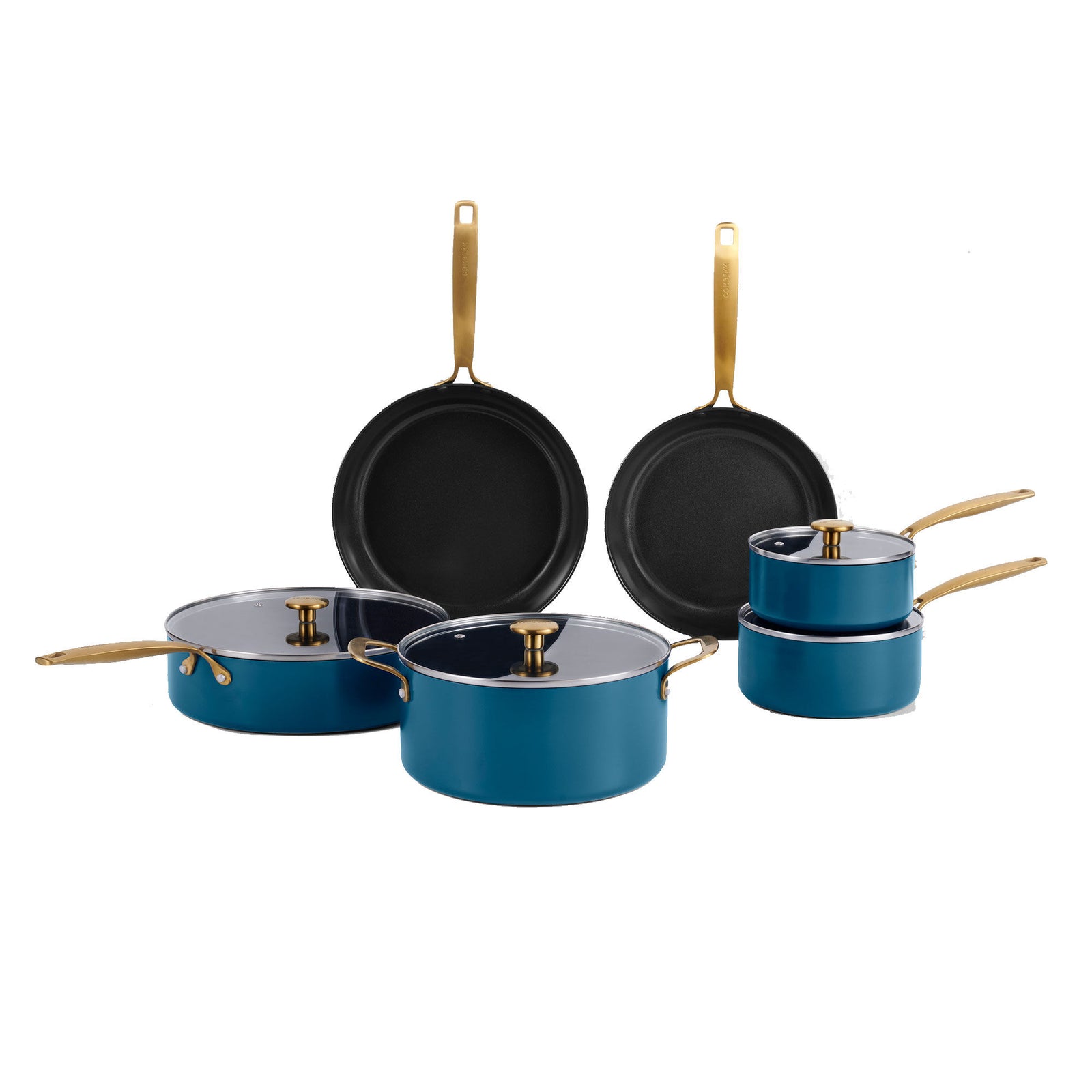 Combekk Combekk Grydesæt 10 dele, blå ❤ billede i brug (Grydesæt & Kasseroller)