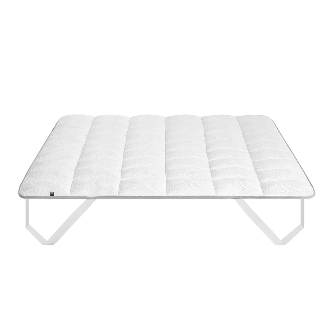 KAVE HOME Freya topmadras hvid stof 160x200