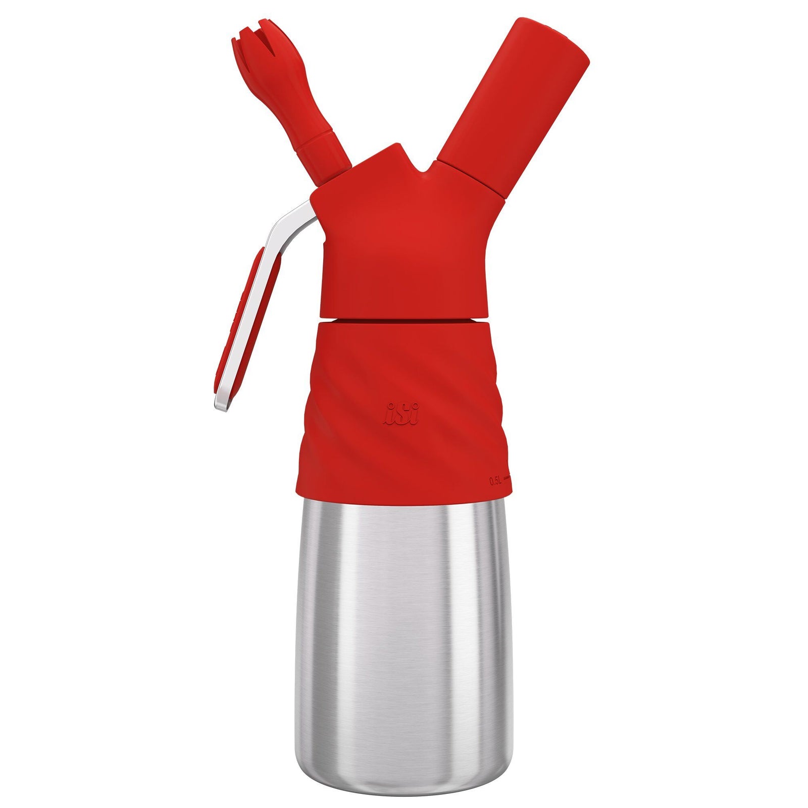 Isi Isi Creative Whip 0,5 liter, rød – billede i brug (Sifon)