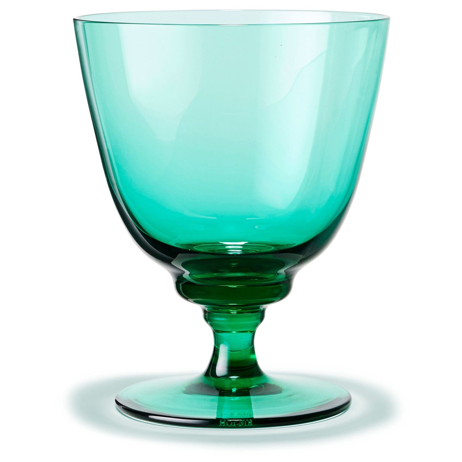 Holmegaard Holmegaard Flow vandglas på fod 35 cl, emerald green ❤ detaljebillede (Vandglas)