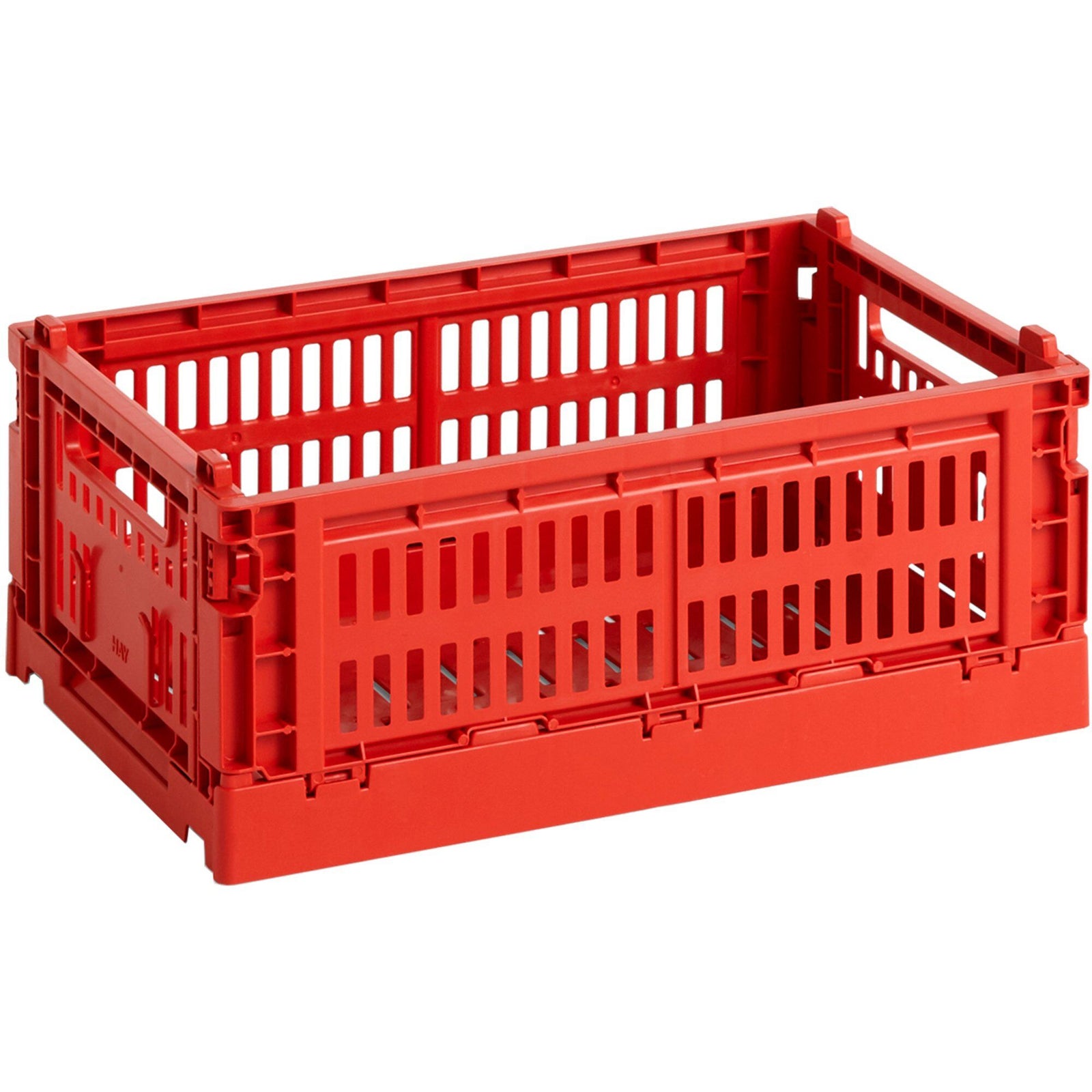 Hay Hay Colour Crate opbevaringskasse, small, red ❤ produktfoto i kategorien Opbevaringsboks