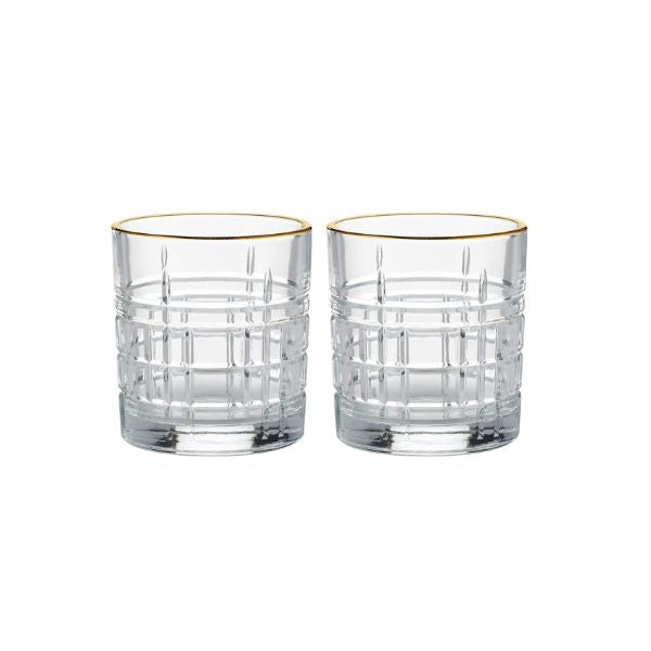 Produktbillede af Mixer Glas Sæt/2 Regency Gold Ravenhead 32 Cl Ø8x 9cm på tilbud i premium kvalitet