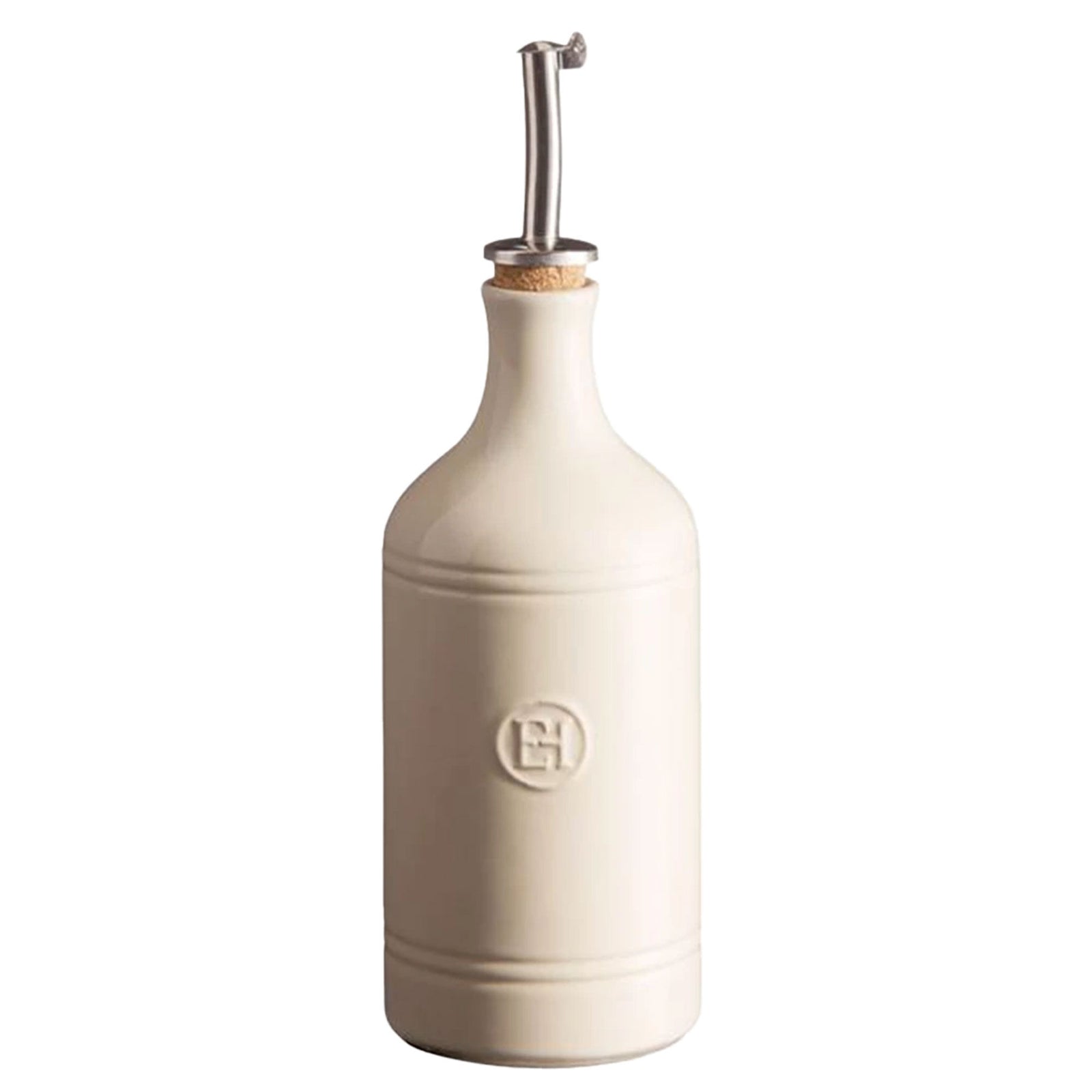 Emile henry Emile Henry Olivenolieflaske 0,4 liter, creme – produktvisning (Olie- og eddikeflaske)