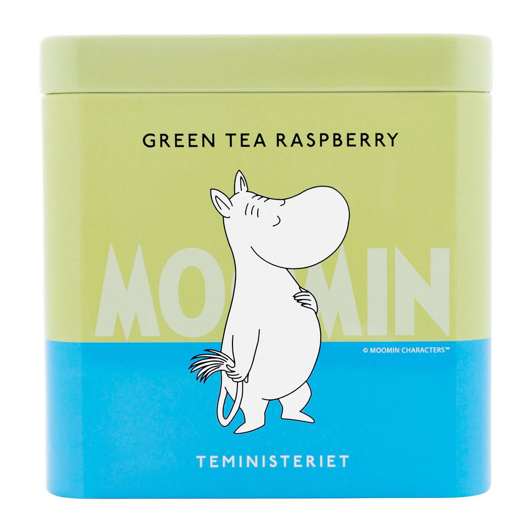 Teministeriet Teministeriet Moomin Raspberry grøn te, 100 g – produktbillede (Moomin)