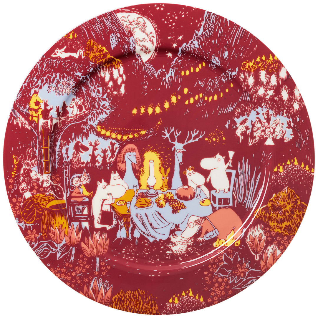 Arabia Arabia Mumin Festlige Stunder Serveringsfad Ø30 cm ❤ detaljebillede (Moomin)
