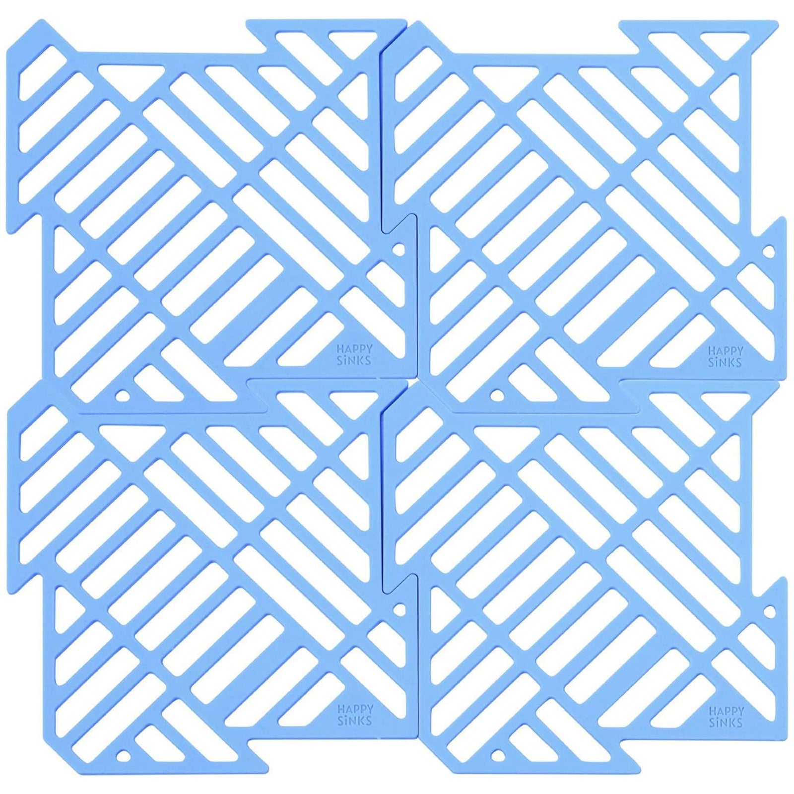 Happy sinks Happy sinks Vaskebakke 4-pak, søblå ❤ produktfoto i kategorien Rengøringssæt