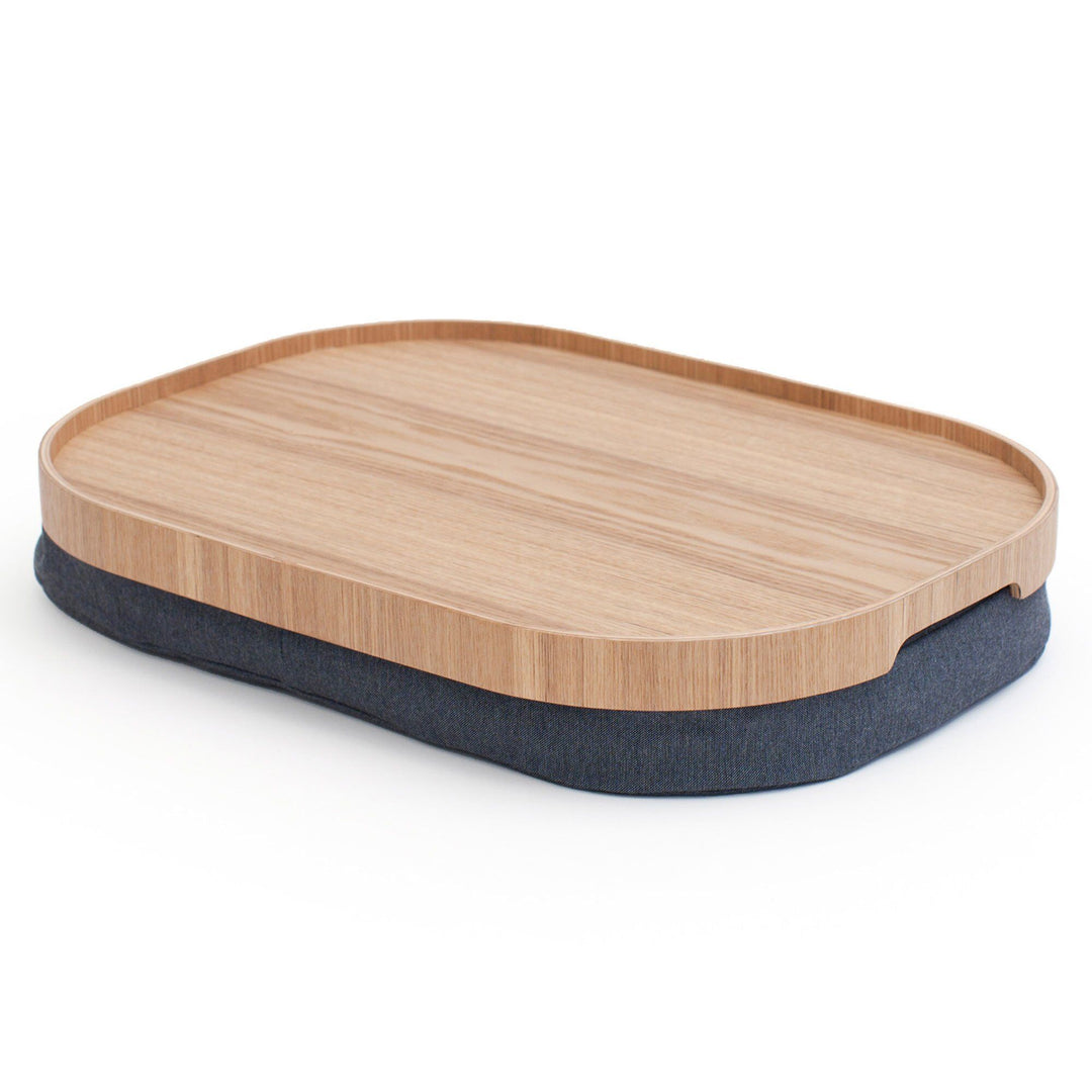 Bosign Bosign CurveLine serveringsbakke anti-slip, large, piletræ ❤ detaljebillede (Serveringsbakke)