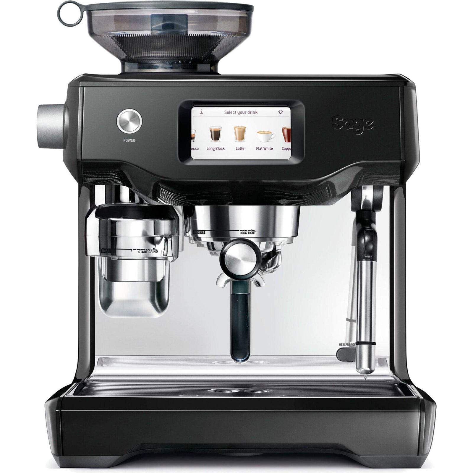 Sage Sage SES990 The Oracle Touch espressomaskine, sort – produktfoto (Espressomaskiner)
