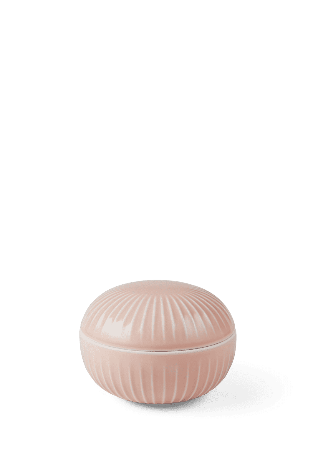 Produktbillede af Kähler Hammershøi Bonbonniere Ø12 cm nude i premium kvalitet