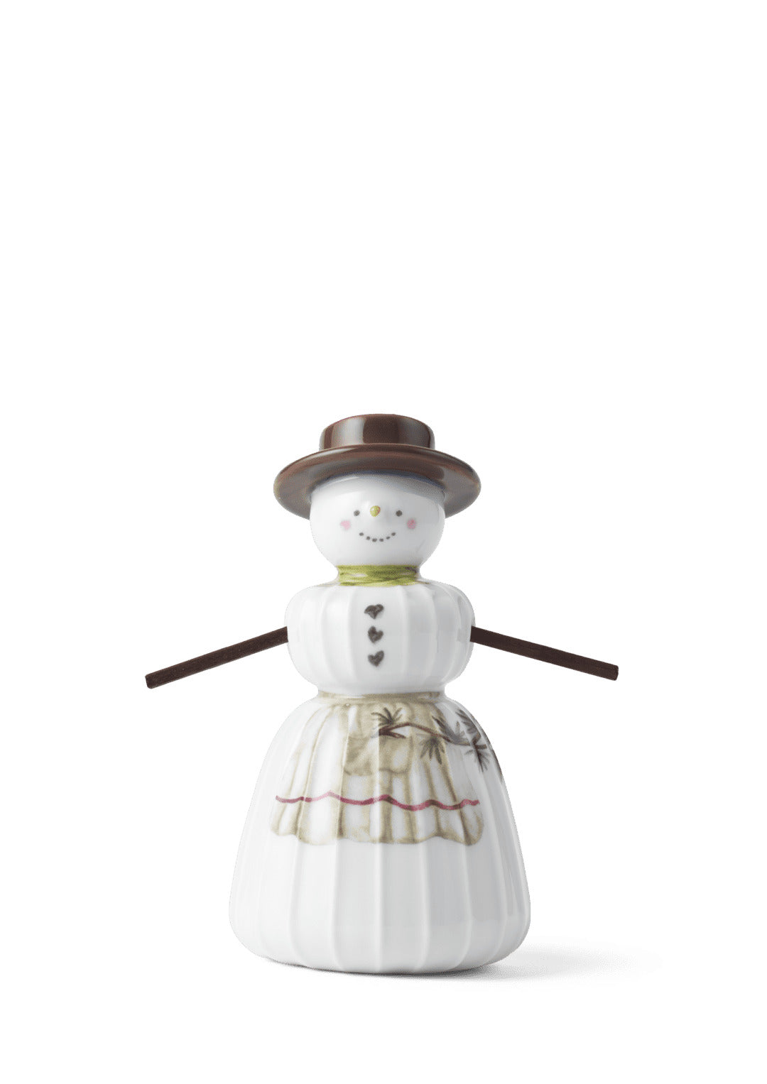 Produktbillede af Kähler Hammershøi Christmas Snekone H11 hvid m. deko i premium kvalitet