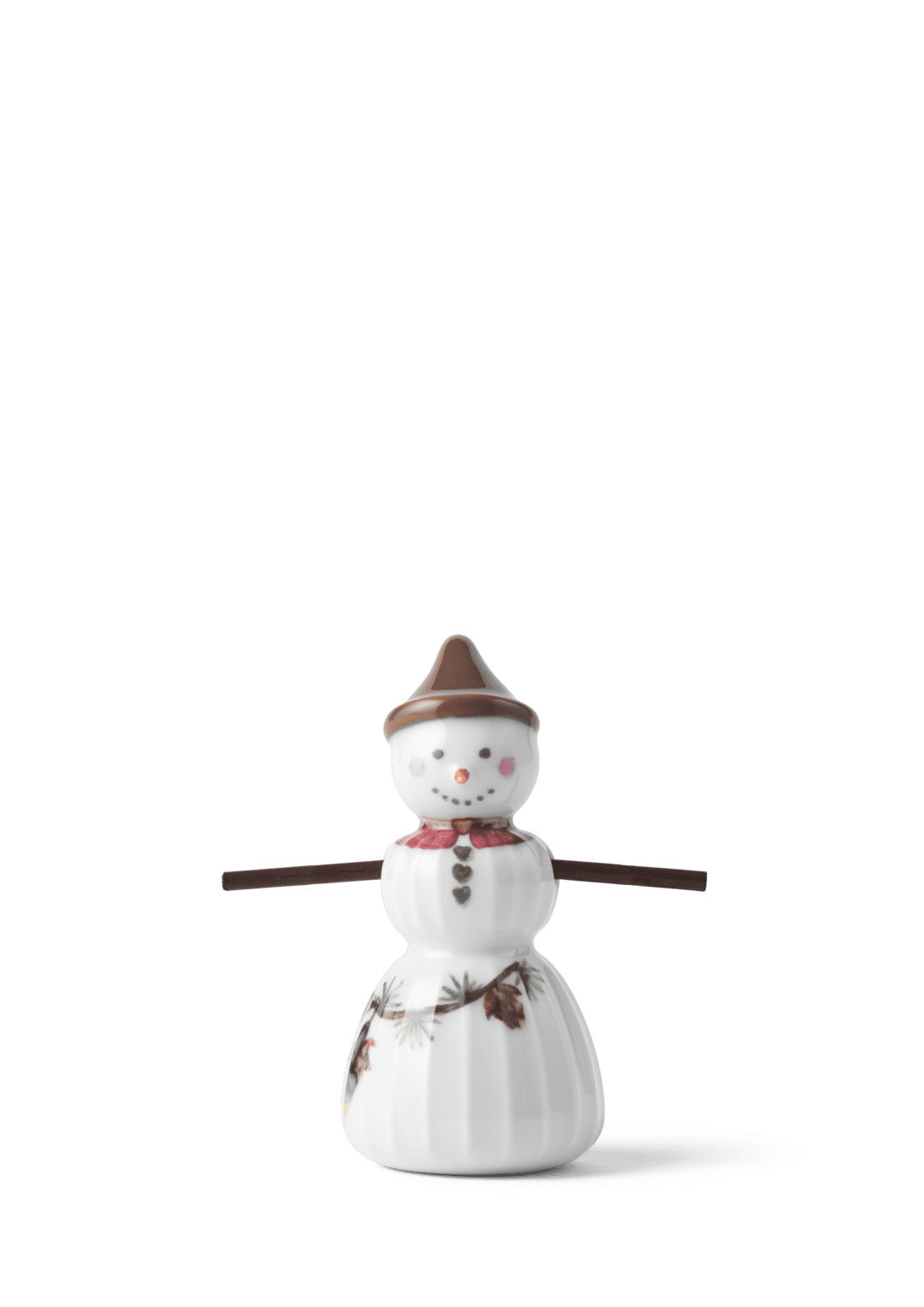 Produktbillede af Kähler Hammershøi Christmas Snepige H8 hvid m. deko i premium kvalitet