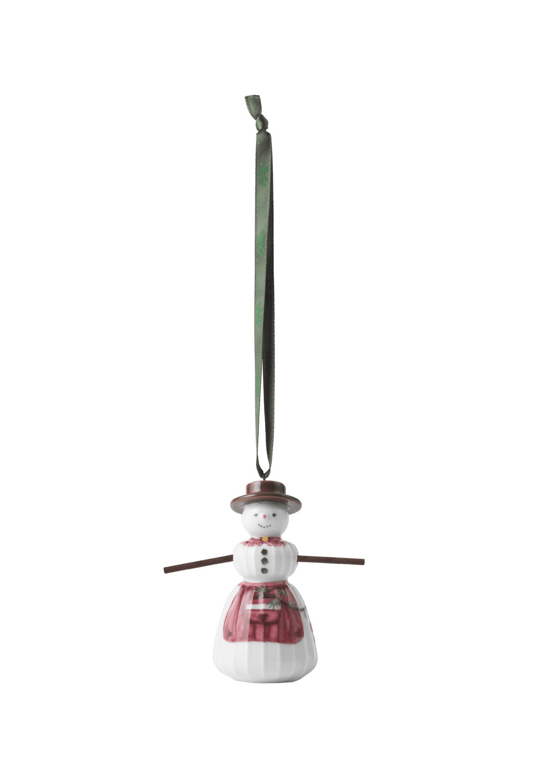 Produktbillede af Kähler Hammershøi Christmas Snekone hængende H9 hvid m. deko i premium kvalitet