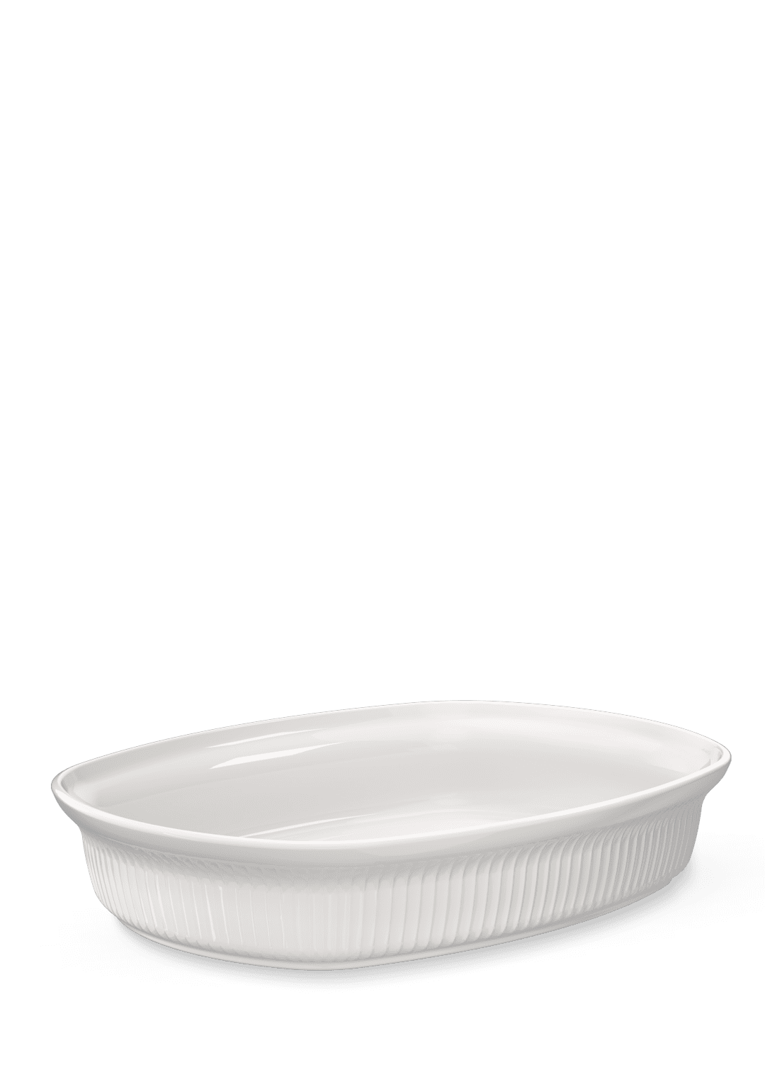 Produktbillede af Kähler Hammershøi Ovnfast fad 39x29.5 cm hvid i premium kvalitet