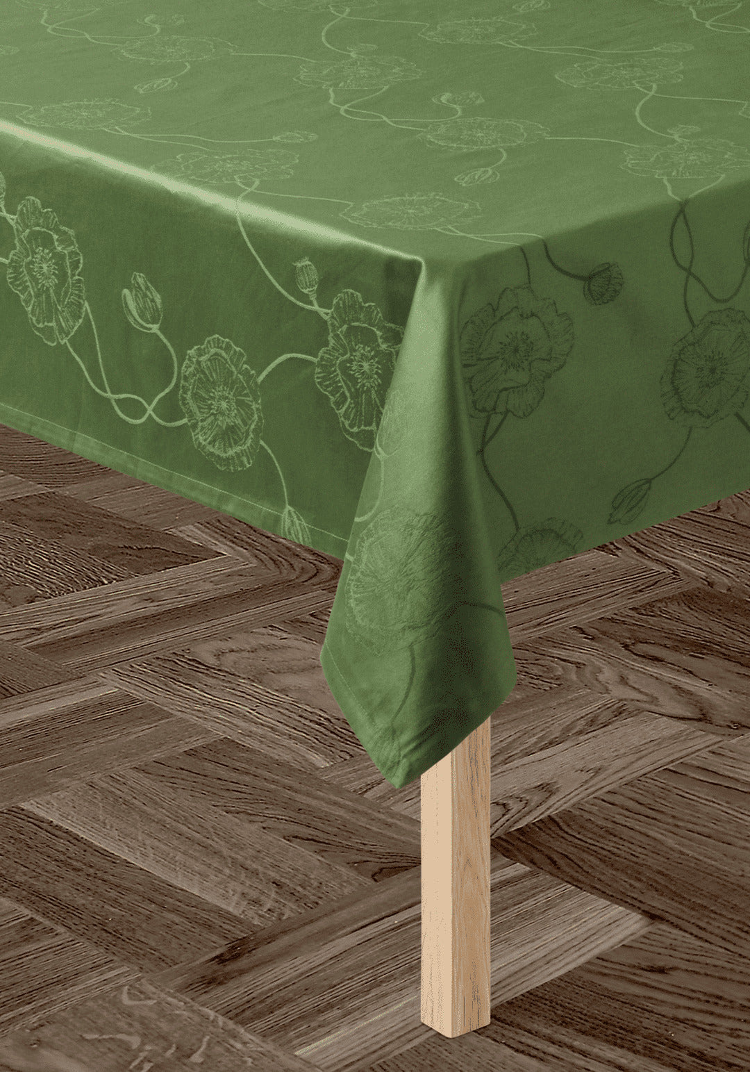 Produktbillede af Kähler Hammershøi Poppy Danamskdug 370 x 150 cm grøn i premium kvalitet
