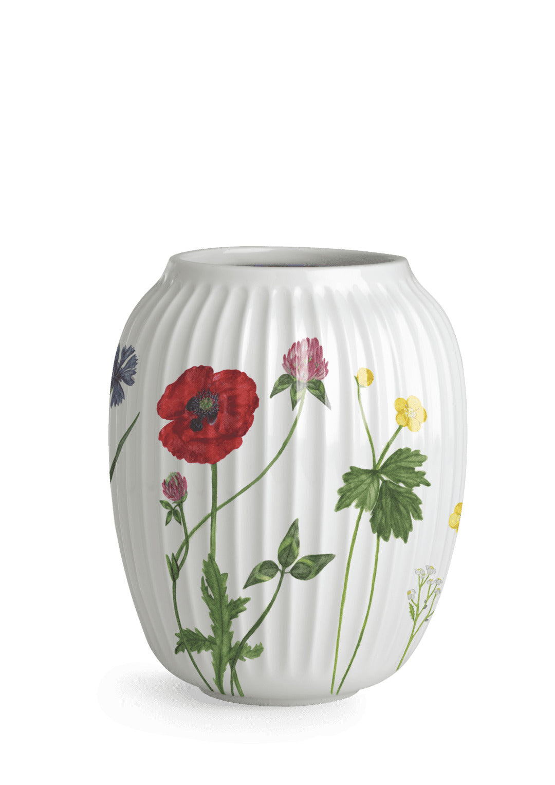 Produktbillede af Kähler Hammershøi Summer Vase H21 cm wild flowers i premium kvalitet