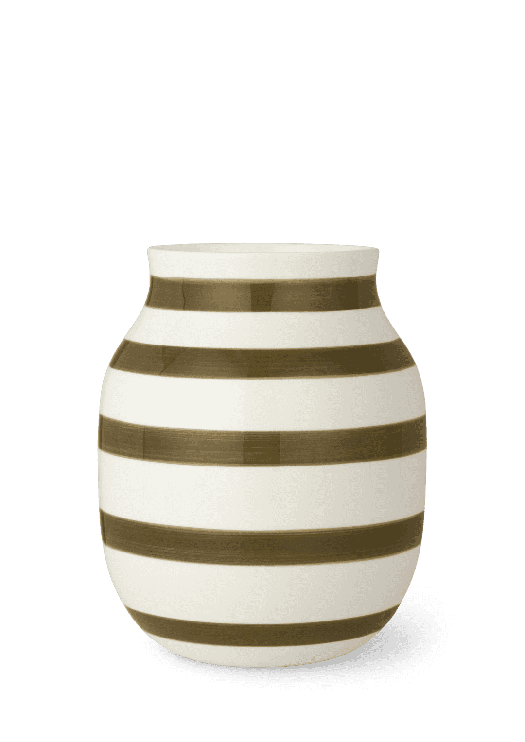 Produktbillede af Kähler Omaggio Vase H20 cm olivengrøn i premium kvalitet