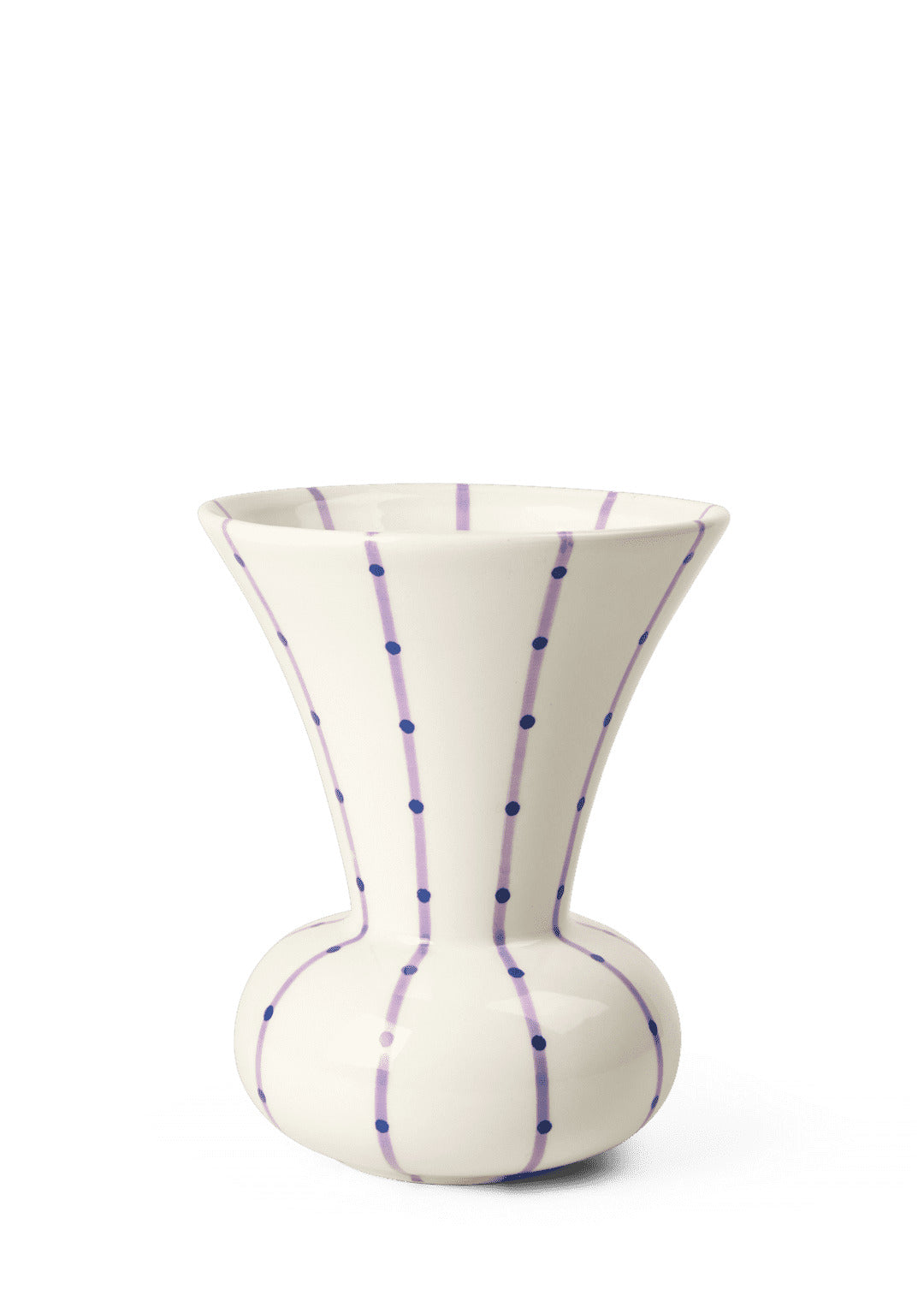 Produktbillede af Kähler Signature Vase H15 cm lilla i premium kvalitet