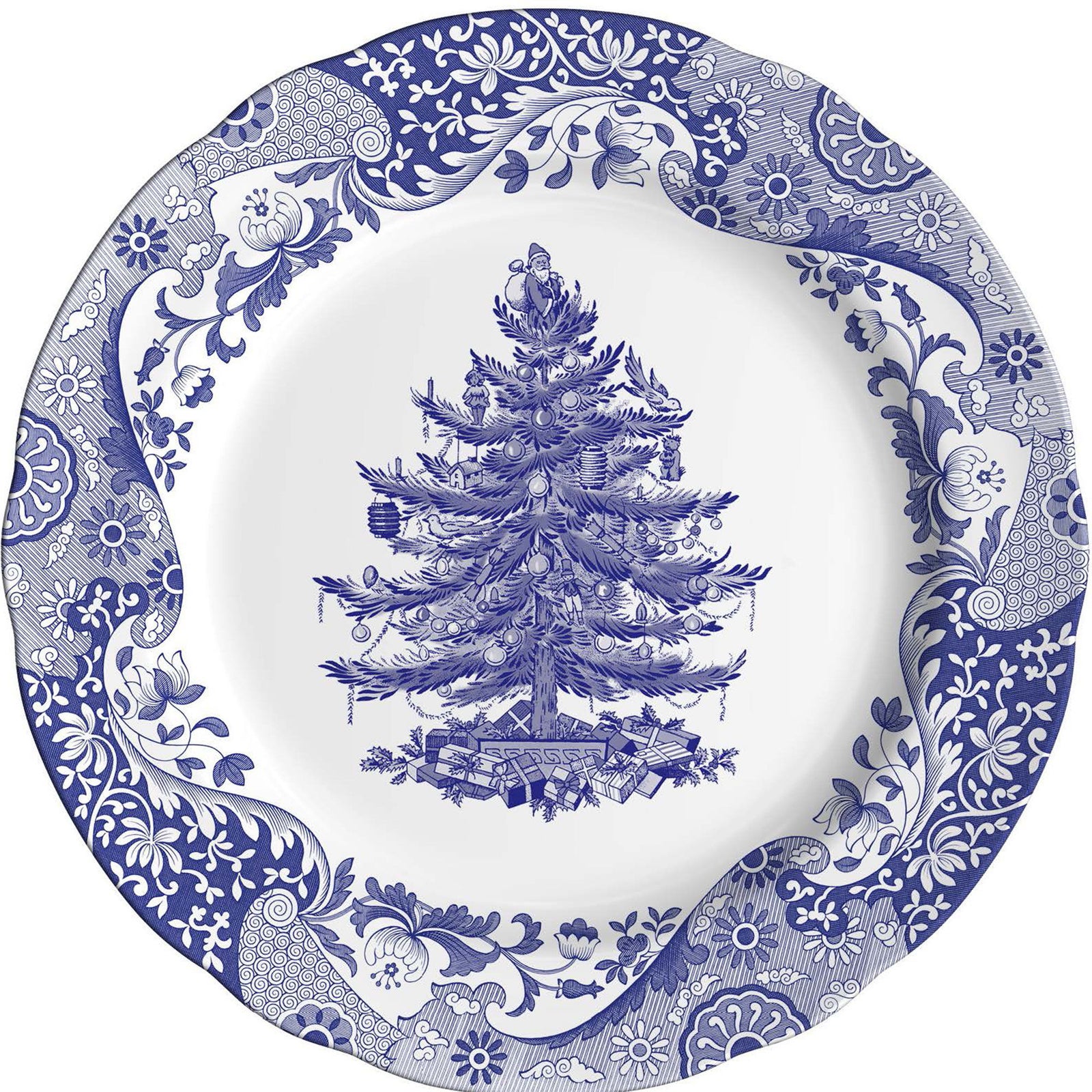 Spode Spode Blue Italian Christmas Tree Tallerken 27cm – produktbillede (Tallerkener)