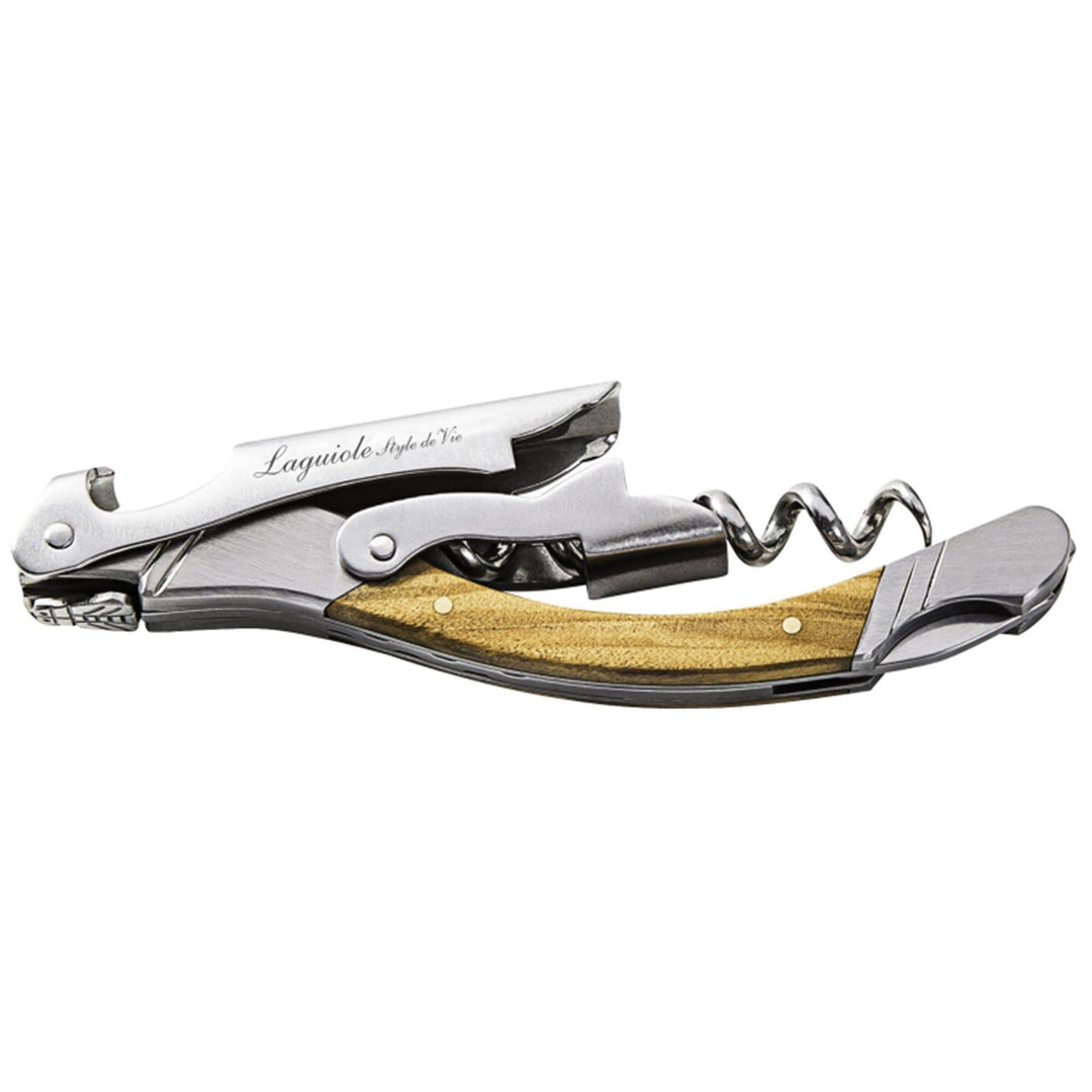 Laguiole Laguiole Korkskruv, oliventræ – produktbillede (Korkskruer)