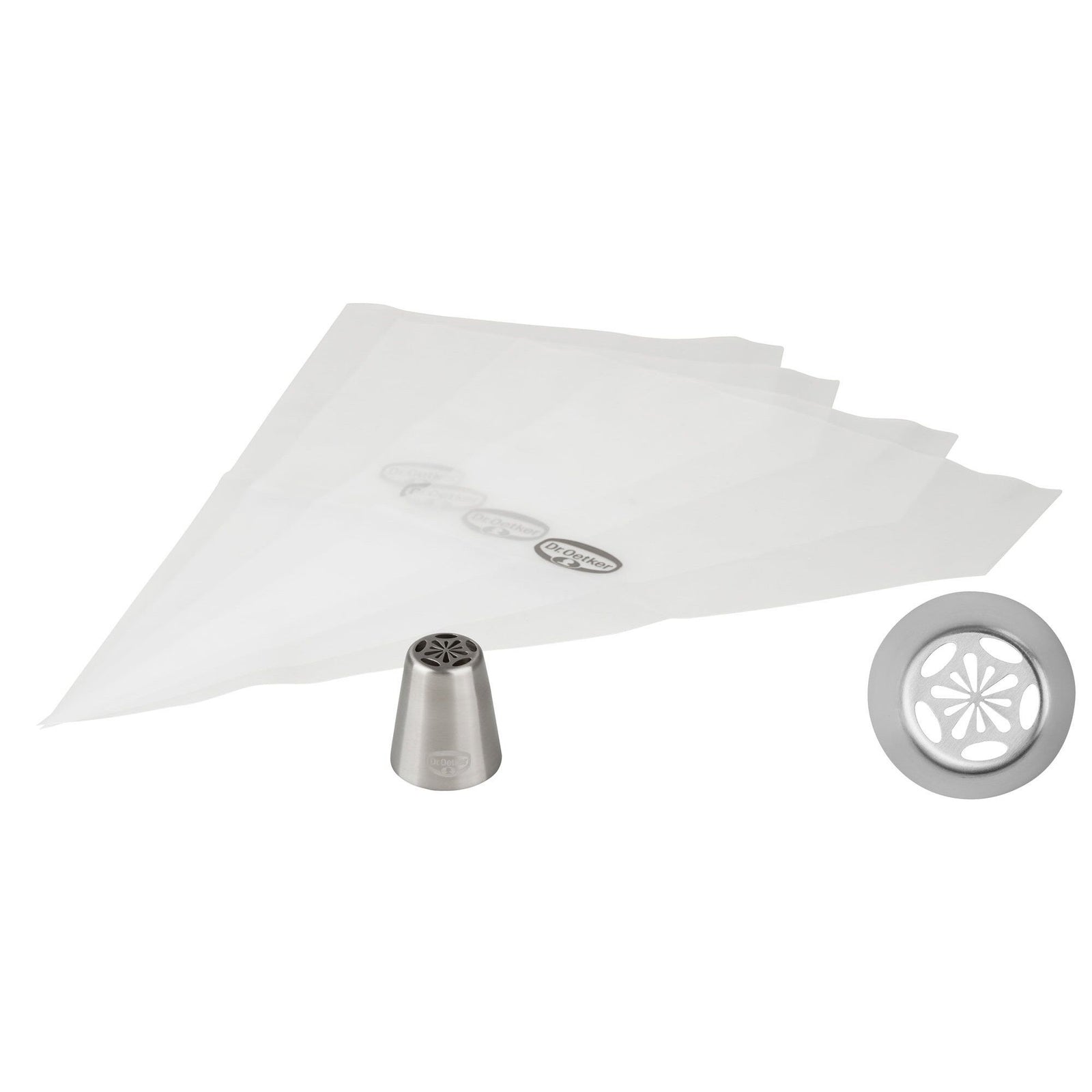 Dr oetker Dr oetker Tylle Magnolia inkl. 4 sprøjteposer – close-up (Tyl)