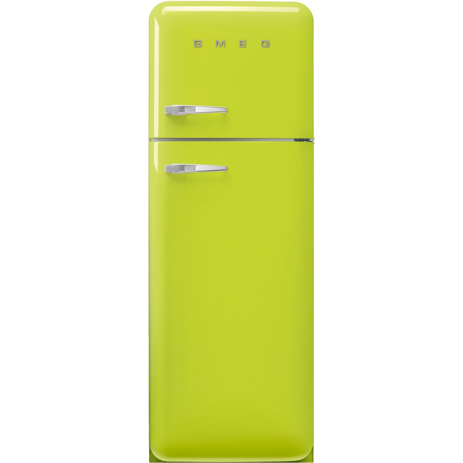 Smeg Smeg FAB30RLI6 Køleskab/Fryser 172 cm Højrehængt Limegrøn – vinkelbillede (Køle- /frysekabe)