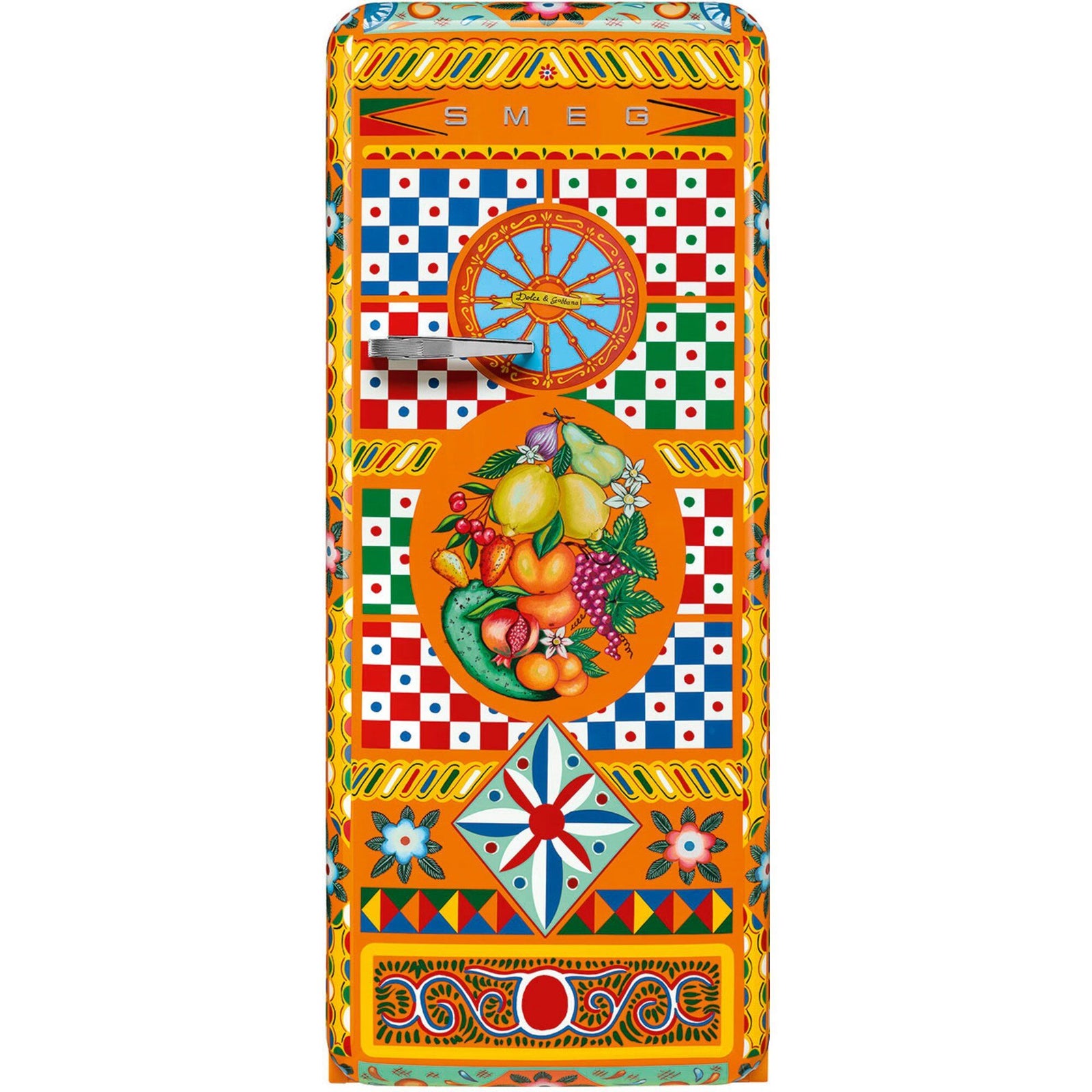 Smeg Smeg Fritstående køleskab Dolce & Gabbana Divina Cucina FAB28RDGC5 153 cm ❤ billede i brug (Køle- /frysekabe)