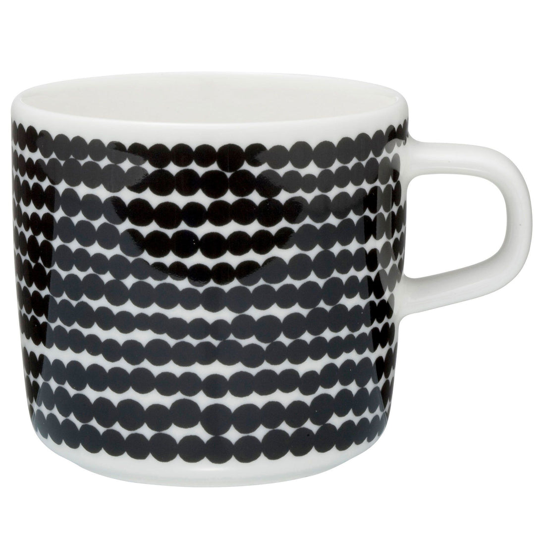 Marimekko Marimekko OIVA kaffekop 2 dl., siirtolapuutarha, hvid/sort – produktfoto (Krus)