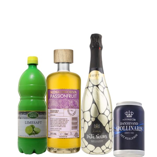 Produktbillede af Koskenkorva Passion Spritz Drinkspakke på tilbud i premium kvalitet
