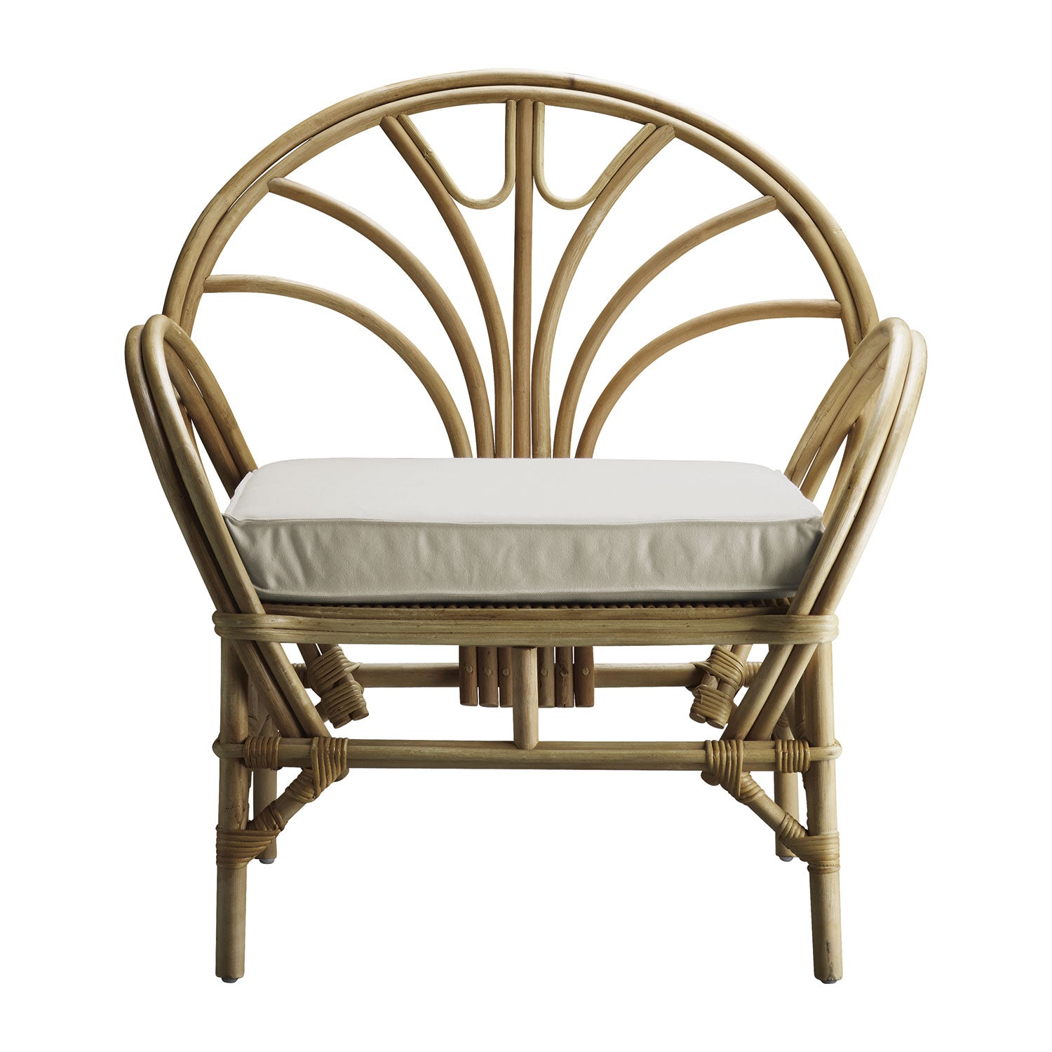 Produktbillede af TINE K HOME LOUNGE STOL RATTAN INKL HYNDE SAND 93 i premium kvalitet