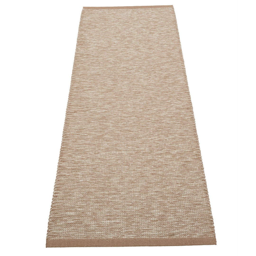 Pappelina Pappelina Sam gulvtæppe 225x70 cm, brown/linen – produktbillede (Tæpper)