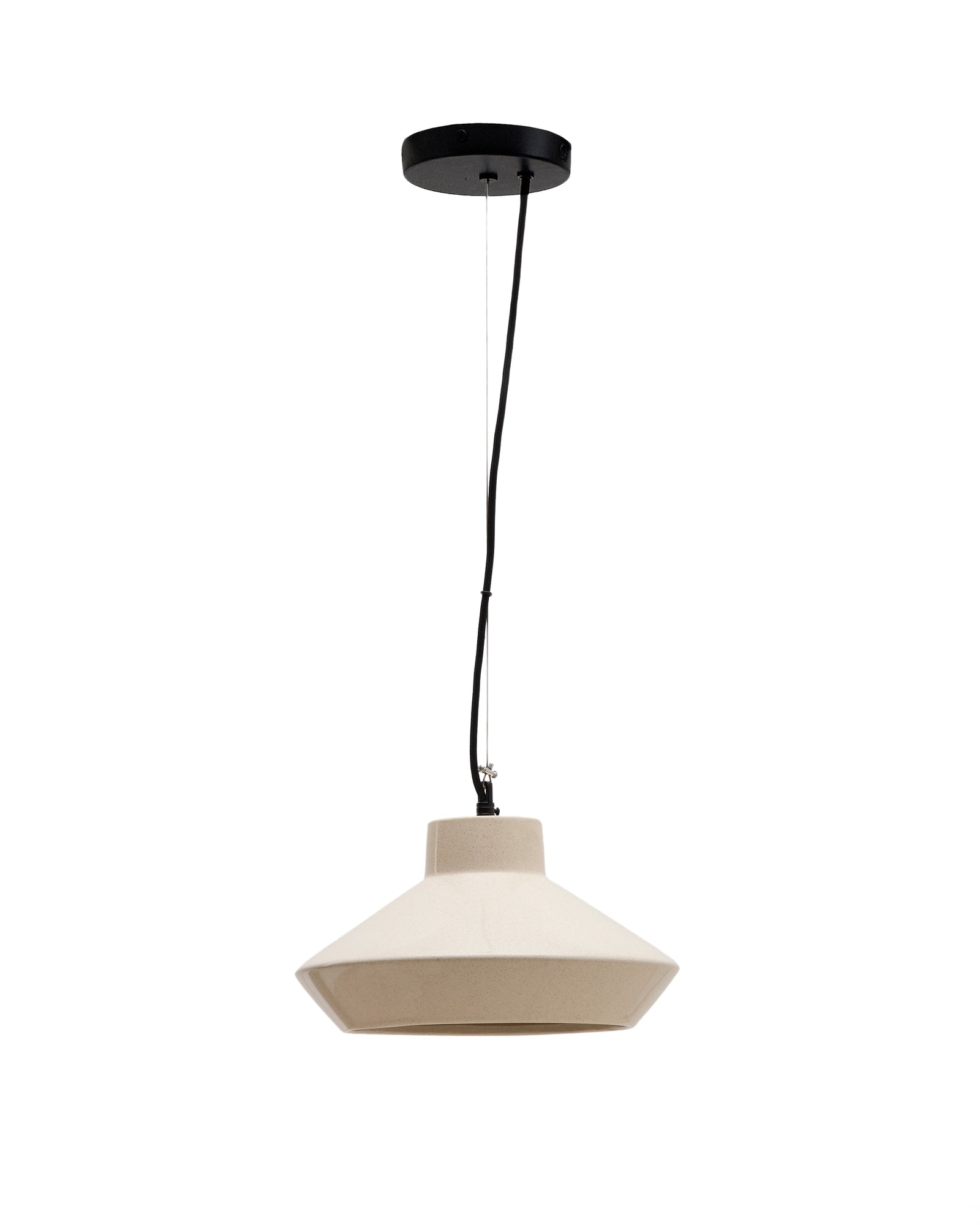 Produktbillede af KAVE HOME Portol loftlampe beige keramik i premium kvalitet