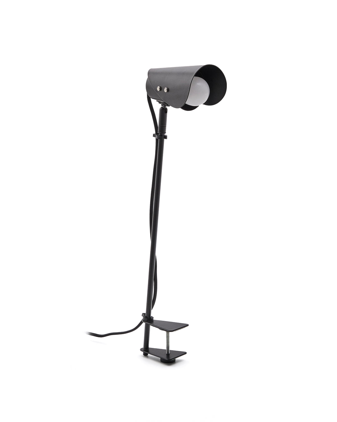 KAVE HOME Jula skrivebordslampe m. klemme sort metal