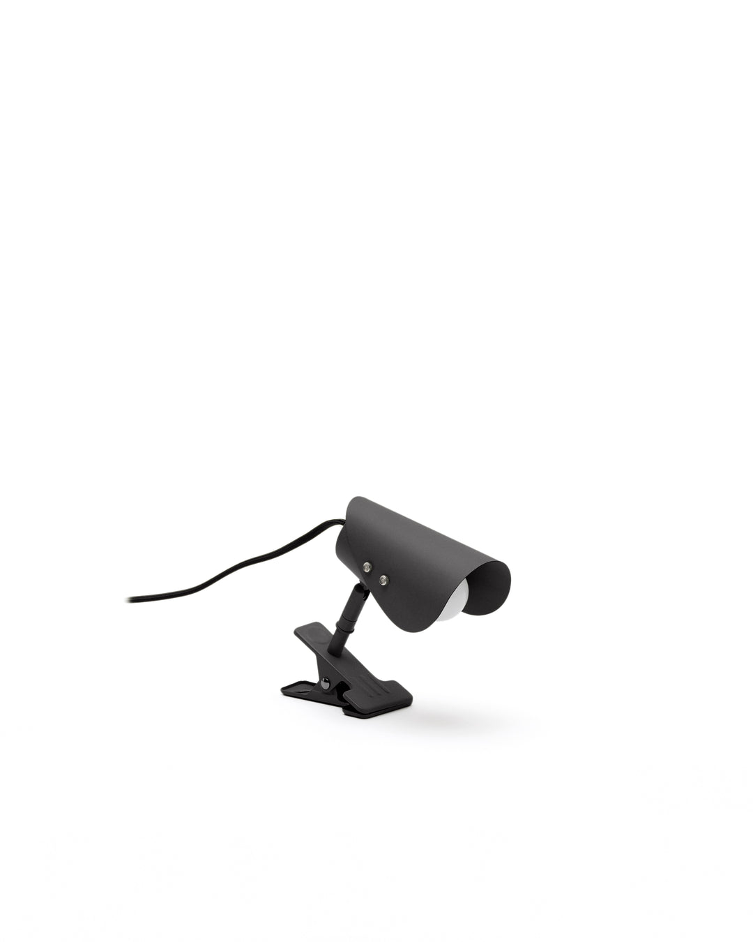 KAVE HOME Jula lille bordlampe m. klemme sort metal
