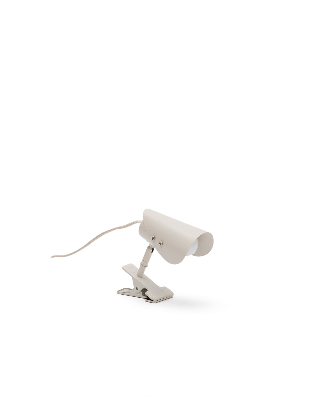 KAVE HOME Jula lille bordlampe m. klemme grå metal
