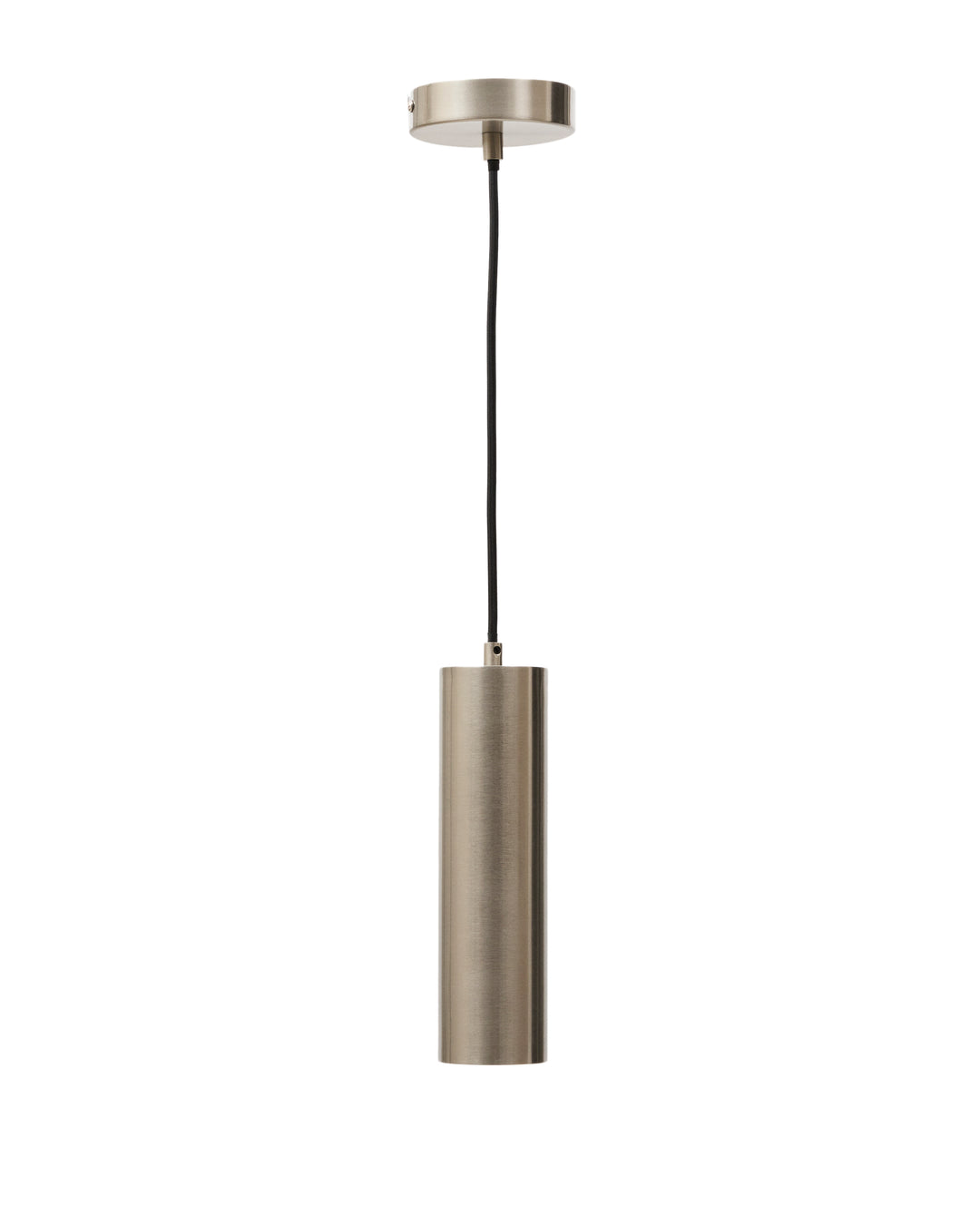 KAVE HOME Andia loftlampe børstet sølv aluminium