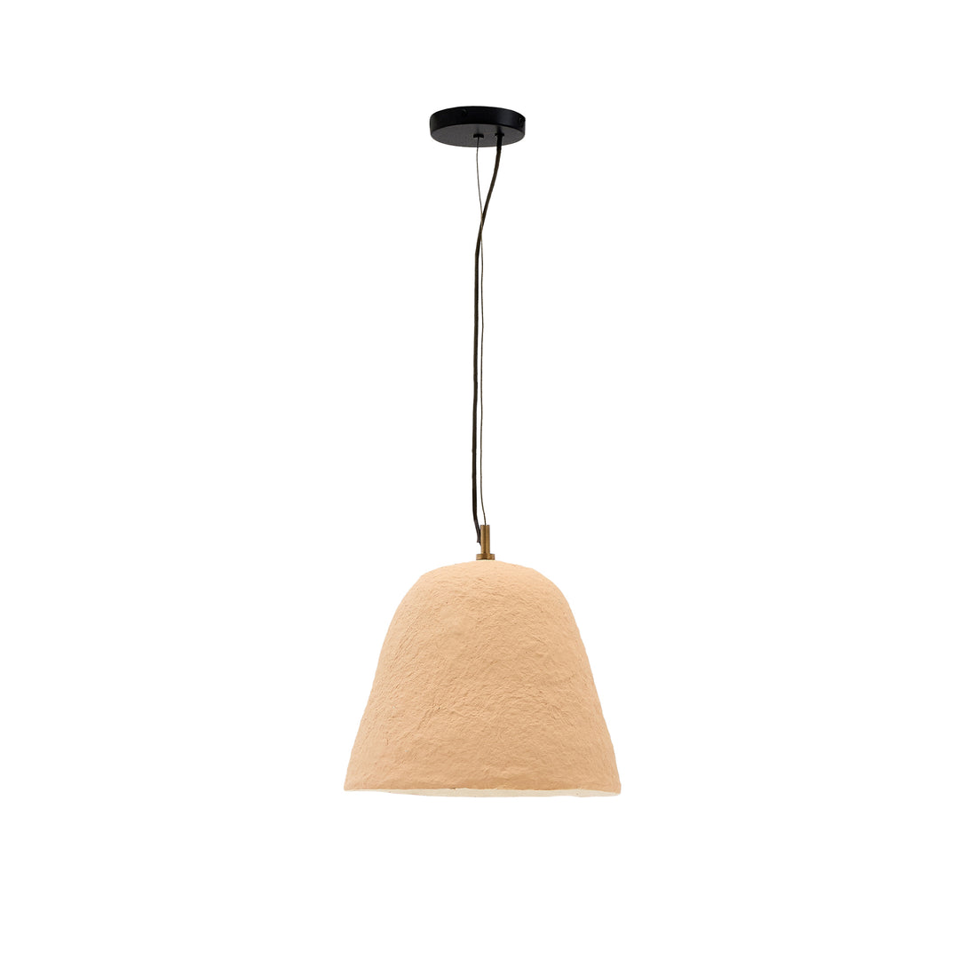 KAVE HOME Lisora loftlampe rund beige papmaché Ø25