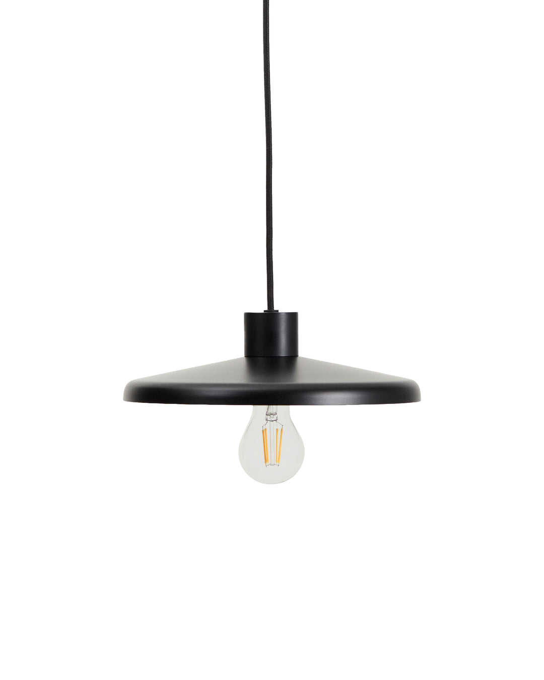 KAVE HOME Nuvira loftlampe sort satin metal