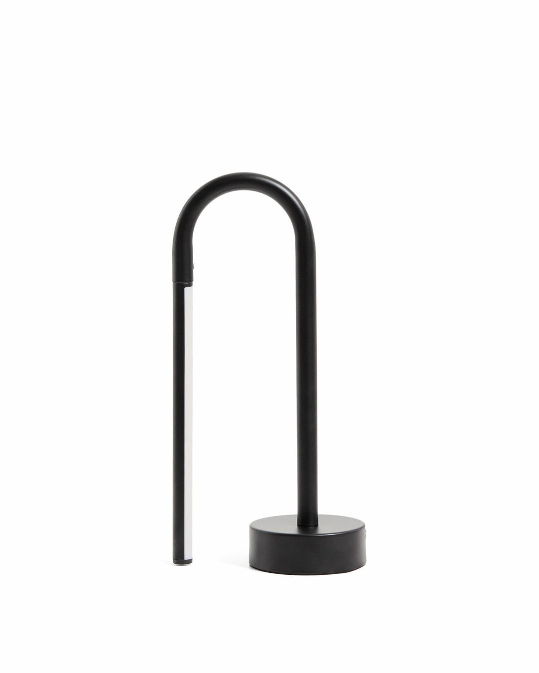 KAVE HOME Bow bærbar bordlampe genopladelig sort aluminium