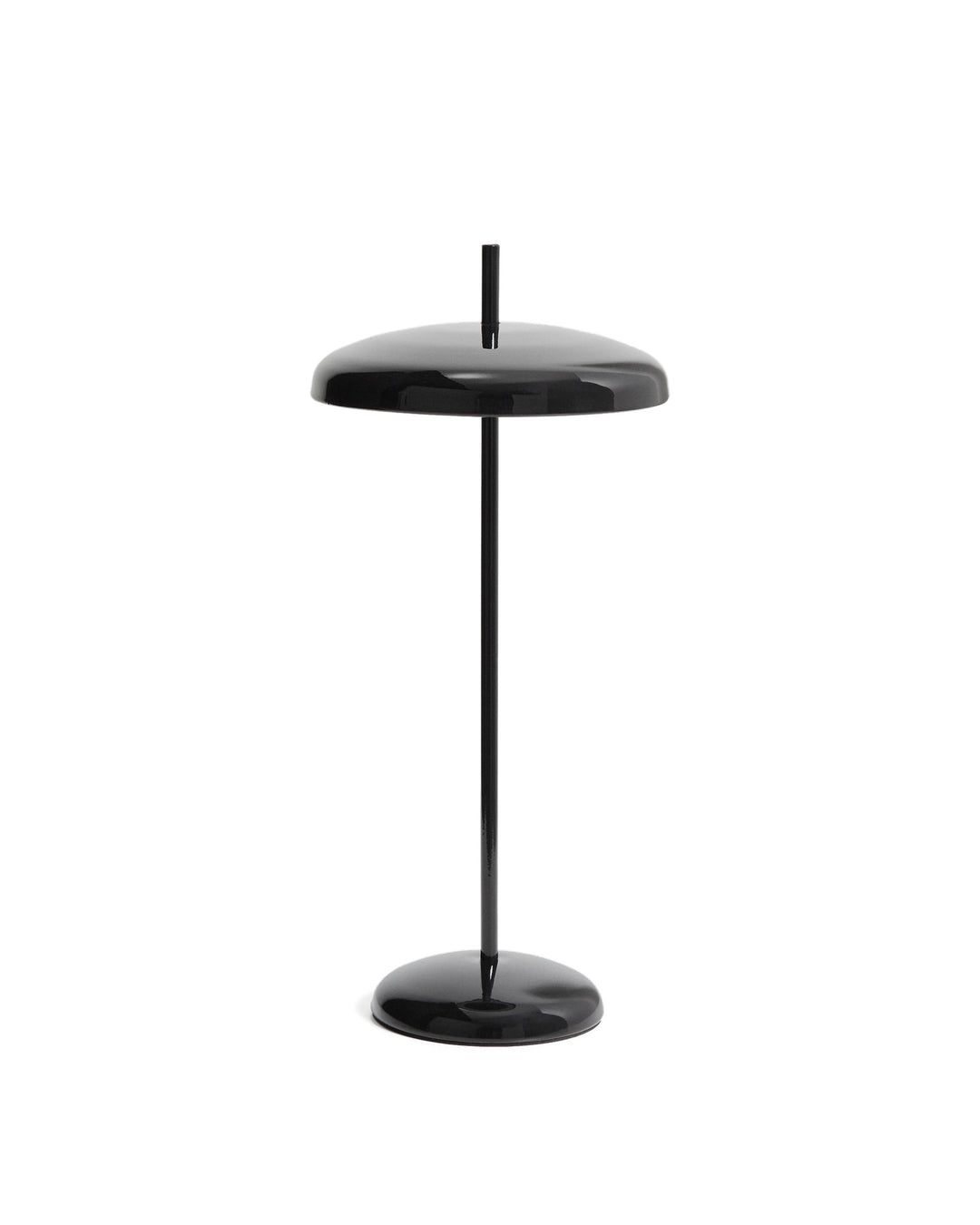 KAVE HOME Porte bærbar bordlampe m. justerbar højde genopladelig sort aluminium